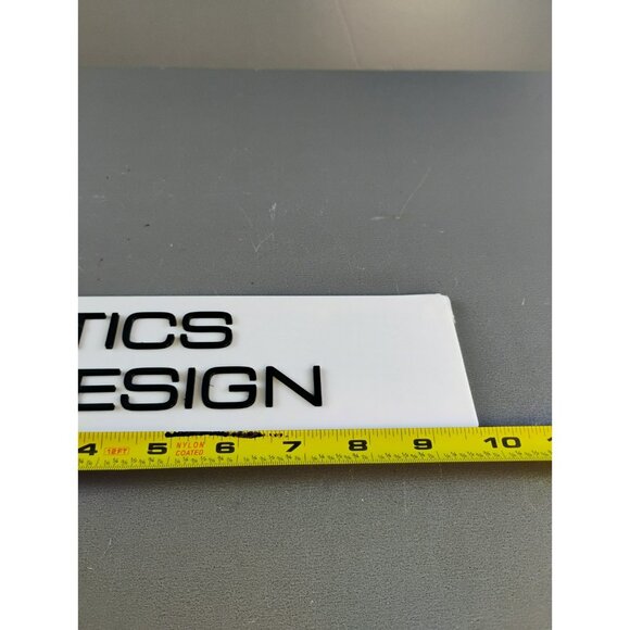 Optics & Design Door Sign Inspired by Severance and Lumon 3D printed - Picture 3 of 4